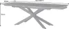 A diagram showing the dimensions of an extendable dining table. Produktbild-Vorschau