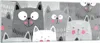Bilder auf glas - Kittys Tiere Illustration - 140x50cm - Produktbild-Vorschau 1