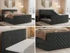 MKS MEBLE Boxspringbett 160x200 mit Bettkasten Matratze H3 Produktbild-Vorschau 4