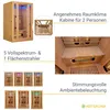 FinnTherm Infrarotkabine/Wärmekabine Nyborg S120V mit Produktbild-Vorschau 7