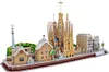 Puzzle 3D City Line Barcellona, 186 pezzi Anteprima dell’immagine prodotto 4