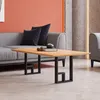 Rám stola "Kauhava" sada 2 oceľové 42 x 30 cm čierna Náhľad obrázku produktu 4