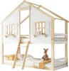 Etagenbett 90x200 cm Kinderbett Hausbett aus Produktbild-Vorschau 13