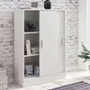 Komoda FineBuy, biała, szerokość 60 cm, z 2 drzwiami Podgląd zdjęcia produktu 1