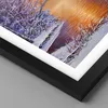 Gerahmtes Poster - Schwarzer Rahmen - Brücke Schnee Wald - Produktbild-Vorschau 2