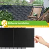 SWANEW 40 Stück Premium Hart-PVC Sichtschutzstreifen für Produktbild-Vorschau 4