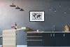 MuchoWow® MuchoWow® Gerahmtes Poster Weltkarte - Blumen - Produktbild-Vorschau 2