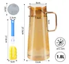 Glaskaraffe mit Deckel Wasserkaraffe 1.8 Liter Glaskanne Produktbild-Vorschau 2
