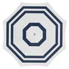 Sonnenschirm - weis/blau - 140 cm - UV-Schutz - inkl. Produktbild-Vorschau 1