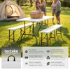 tectake® Bierzeltgarnitur Panja klappbar, wetterfest Produktbild-Vorschau 2
