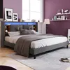 okwish Bett 160x200 cm – Bett mit Stauraum – Polsterbett, Produktbild-Vorschau 4