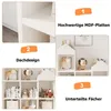 91x30x107cm,Kinderregal mit 7 Fächern,Burgdesign Produktbild-Vorschau 5