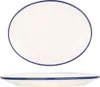 Bonna Serveerschaal - Linea Blue - Porselein - 20x15,6 cm Productafbeelding-voorbeeld 1