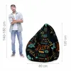 Dreamroots Bean Bag 80x80x120cm Sitzsack mit Lehne und Produktbild-Vorschau 6