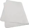 A white cotton summer blanket folded and laid flat against a white background. Produktbild-Vorschau