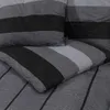 vidaXL Set di biancheria da letto grigio scuro 135x200 cm Anteprima dell’immagine prodotto 5