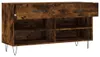 vidaXL Lavica na topánky z dymového duba 102x35x55 cm Náhľad obrázku produktu 5