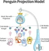 Mobilní mobil pro děti Mobilní projektor s motivem tučňáků Náhled obrázku produktu 4