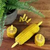 com-four® 16x Maiskolben-Spieße mit Edelstahl-Stiften, Produktbild-Vorschau 2