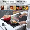 90 cm vstavaná sklokeramická varná doska – 5 varných zón – Náhľad obrázku produktu 5