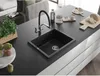 Mexen Pedro 1-miskový granitový dřez 560 x 460 mm, Černá - Náhled obrázku produktu 2