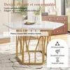 okwish  Esstisch,Küchentisch mit  Metallzweiggestell, Produktbild-Vorschau 11