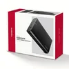 The image shows the retail packaging of an external hard drive enclosure. Produktbild-Vorschau
