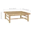 VidaXL 313149, Bambusowy, Dorośli i dzieci, 650 mm, 650 mm, Podgląd zdjęcia produktu 12