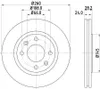 2 Bremsscheiben außenbelüftet Ø 66 mm 24 mm HELLA für u.a. Produktbild-Vorschau 6