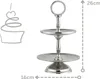 Marrakech Deco Estetica Etagere 2 livelli fruttiera rotonda Anteprima dell’immagine prodotto 3