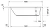 Duravit Einbauwanne D-CODE Rechteck, weiss 160 x 70 x 42 cm Produktbild-Vorschau 13