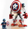 LEGO 76168 Marvel Avengers Mech Kapitana Ameryki, figurka Podgląd zdjęcia produktu 7