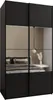 MEBLE KRYSPOL LUX 4 Schrank - 245,5x140x64cm - Schwarz, Produktbild-Vorschau 1