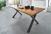 Tischplatte 140x80 cm | Holzplatte Akazienholz massiv + Produktbild-Vorschau 4