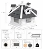 Mucola Vogelhaus Vogelfutterhaus Holz Vogelvilla Produktbild-Vorschau 3
