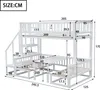 Merax Etagenbett 90x200cm/120x200cm mit Treppe, Produktbild-Vorschau 7