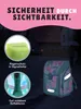 Mädchen Schulranzen 1. Klasse in Türkis Rosa mit Butterfly Produktbild-Vorschau 3