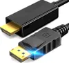 DISPLAYPORT zu HDMI 4k CAVO DP-HDMI 1,8 m Anteprima dell’immagine prodotto 1