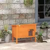 PawHut kattenhuis van hout, kattenhol, geïsoleerde Productafbeelding-voorbeeld 2