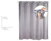 WENKO Dusch Vorhang Badewannen Ringe Textil 180 x 200 cm Produktbild-Vorschau 7