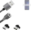 K-S-Trade Hochwertiges Magnet-Lade-kabel Sync-Kabel Produktbild-Vorschau 1