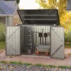 COSTWAY Pojemnik na 2 kosze na śmieci, 172x95.5x130cm Podgląd zdjęcia produktu 8