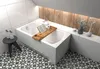 ECOLAM Badewanne Wanne Rechteck Classic Design Acryl weiß Produktbild-Vorschau 1