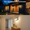 Grafner Aluminium Wandlampe anthrazit, IP44, E27 Fassung, Produktbild-Vorschau 6