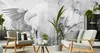 Muralo Vlies Fototapete Wohnzimmer VÖGEL Pflanzen Beton Produktbild-Vorschau 5