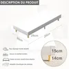 DEWINNER Tapicerowana rama łóżka 80 x 200 cm | Rama łóżka Podgląd zdjęcia produktu 2