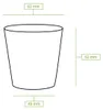 1000 gobelets en carton 100ml 4oz noir jetables Gobelet To Voir les images du produit 4