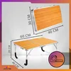 Omna | Skládací kempingový stůl 60 x 40 cm – hliník – lehký Náhled obrázku produktu 6
