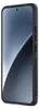 A black phone case is shown from a side angle, with the phone screen visible inside. Produktbild-Vorschau