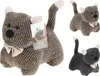 Türstopper Katze farbig sortiert 19x14x20cm Produktbild-Vorschau 2